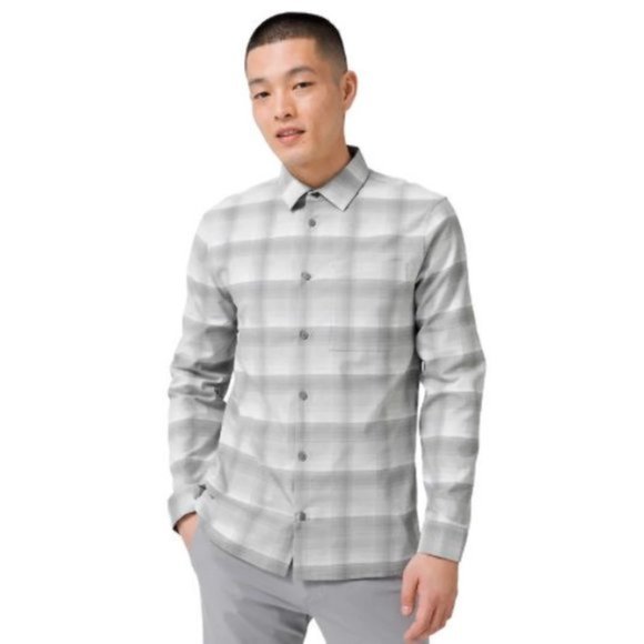 Lululemon Masons Peak Flannel Reflective Button Down Shirt - Picture 7 of 9